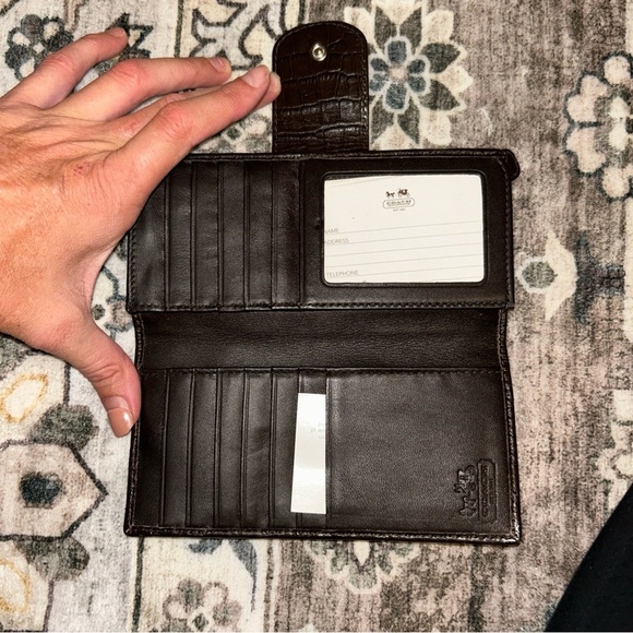 Coach VTG Y2kBrown and Tan Shoulder Bag with matching new wallet - Picture 5 of 8